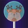Treer 2-Pack Fan Safety Covers, 50 cm Round Floor Fan Dust Covers with Deer Pattern view 1