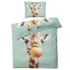 GEDAEUBA Giraffe Summer Bedding Set 140x200 cm, 2-Piece Reversible Microfiber Set view 2