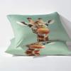 GEDAEUBA Giraffe Summer Bedding Set 140x200 cm, 2-Piece Reversible Microfiber Set view 3