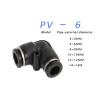 SBTRKT Pneumatic Bulkhead Fitting, Push-In Air Hose Connector, 8 mm view 2