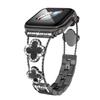 Musk-MSKR Diamond Metal Band with Clover Design for Apple Watch view 1