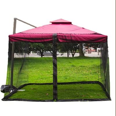 Terrace Mosquito Net for 3 x 3 m Patio Umbrellas