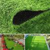 HUHJYUGE Artificial Grass Carpet Indoor 3 x 11 m, Green, Heavy-Duty and Low-Maintenance with Drainage Holes view 2