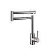 NATWEE Kitchen Faucet, Stainless Steel, Lead-Free, Foldable, with Extendable Swivel Arm view 2