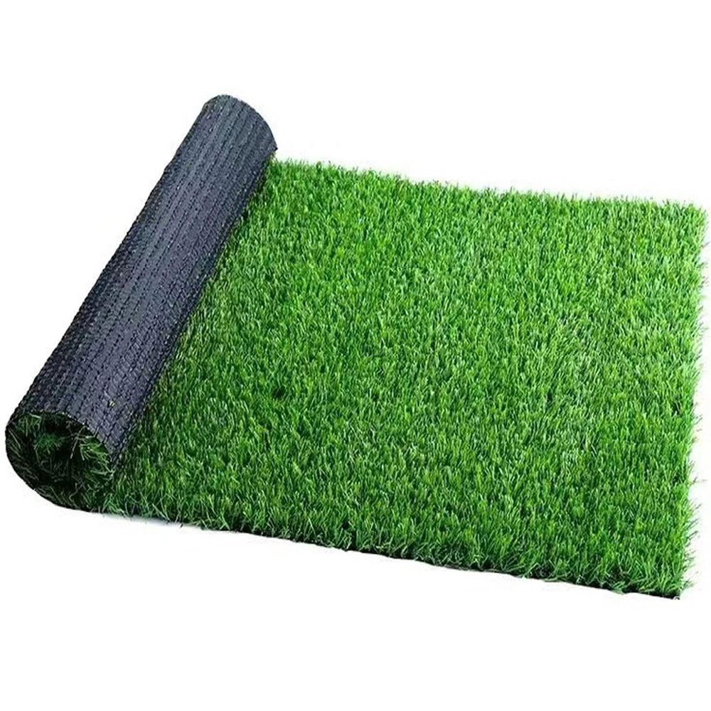 HUHJYUGE Artificial Grass Carpet, 1 x 14 m, Green, Cut-to-Length