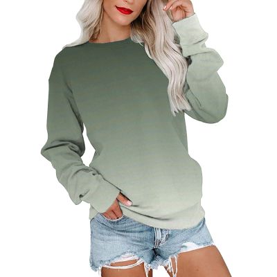 Women's Printed Crew-Neck Sweatshirt