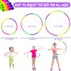 4-Pack Colorful Hula Hoops for Kids and Adults view 4