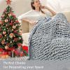 MBROS Chunky-Knit Weighted Blanket view 2