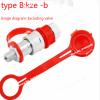 Dust Cap for Hydraulic Quick Couplings (KZE), 1 in view 2