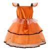 ReliBeauty Fox Costume for Girls, Animal Dress with Tail and Headband, Size 130 view 2