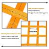Safety Lifting Net, Flat Nylon Net, Orange, 1.5 x 1.5 m view 3