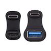 xiwai USB 3.0 Type-C Female-to-Male & OTG Opposite-Facing U-Shaped Right-Angle Power/Data Adapter for Steam Deck view 1