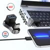 xiwai USB 3.0 Type-C Female-to-Male & OTG Opposite-Facing U-Shaped Right-Angle Power/Data Adapter for Steam Deck view 3