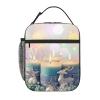 Merry Christmas Candle Insulated Lunch Bag view 1