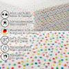 ANRO Mimi Washable Tablecloth with Hem, 200 x 140 cm, Garden Tablecloth view 4