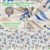 ANRO Wipe-Clean Maritime Oval Tablecloth, 240 x 140 cm, for Garden Tables view 2