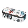 FRESQA Food Pattern Large-Capacity Durable Compartment Pencil Case with Cartoon Rockets, One Size, Key Case view 2