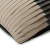 The HomeCentric Dark Secret Black Silk Cushion Shams, Color Block and Piping, 2-Pack, 60 x 60 cm view 2