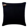 The HomeCentric Dark Secret Black Silk Cushion Shams, Color Block and Piping, 2-Pack, 60 x 60 cm view 3