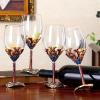 KanDuo Gold Enamel Red Wine Glass Set view 4