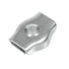 10x 8 mm Galvanized Simplex Wire Rope Clamps view 3