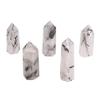 AOHRO Natural Rough Crystal, 1 Piece, 50–60 mm, Crystal Tower, Quartz Point, Black Tourmaline Wand for Feng Shui view 1