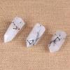AOHRO Natural Rough Crystal, 1 Piece, 50–60 mm, Crystal Tower, Quartz Point, Black Tourmaline Wand for Feng Shui view 2