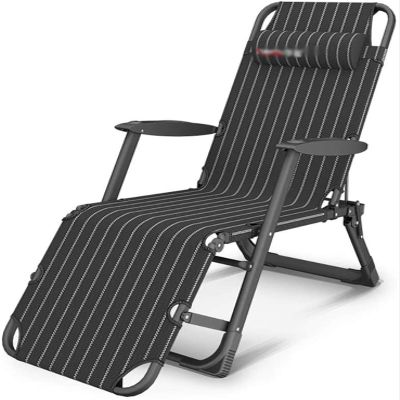Zero Gravity Lounge Chair, Lightweight Adjustable Folding Chair for Home, Balcony, Beach, and Camping