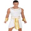 MSemis Egyptian Pharaoh Costume for Men, White, XXL view 1