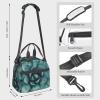 VACSAX Insulated Lunch Bag for Men and Women, Succulent Plant Print view 2
