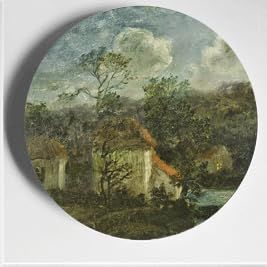 LIGHBIB Decorative Wall Plate, High-Quality Artistic Plate for Home, Living Room, Bar, or Hotel, FT29.7 in (17.5 cm)