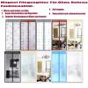 Magnetic Thermal Door Curtain, Cold and Heat Protection, Waterproof, Windproof, Brown Cube, 110 x 205 cm view 3