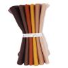 1.2 mm Felt Fabric, Black/White/Brown, 6 Pieces, 25 x 28 cm view 1