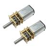 CHANCS N20 DC Gear Motor, 3V, 60 RPM, 10 mm Shaft, High Torque, 2PCS view 1