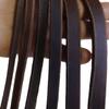 Krambambulishop.de Oil-Tanned Leather by the Meter, Edge-Finished Strap, 6/8/10/12/15/18 mm, Continuous, 3.2–3.8 mm Thick, Brown view 1