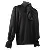 Beokeuioe Men's Ruffle Shirt Gothic Pirate Long-Sleeve Medieval Renaissance Viking Victorian Steampunk Cosplay Top view 3