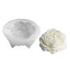 3D Peony Flower Silicone Soap Mold view 1