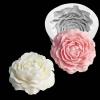 3D Peony Flower Silicone Soap Mold view 3
