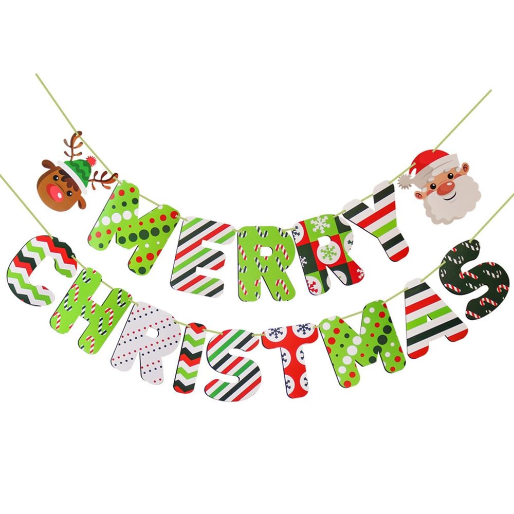 Christmas Merry Christmas Banner Garland