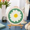 Figured'Art Punch Needle Set for Adults – White Daisy, 20 x 20 cm view 3