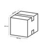 dimapax Folding Carton Shipping Box (100, 140 x 100 x 120 mm) view 3