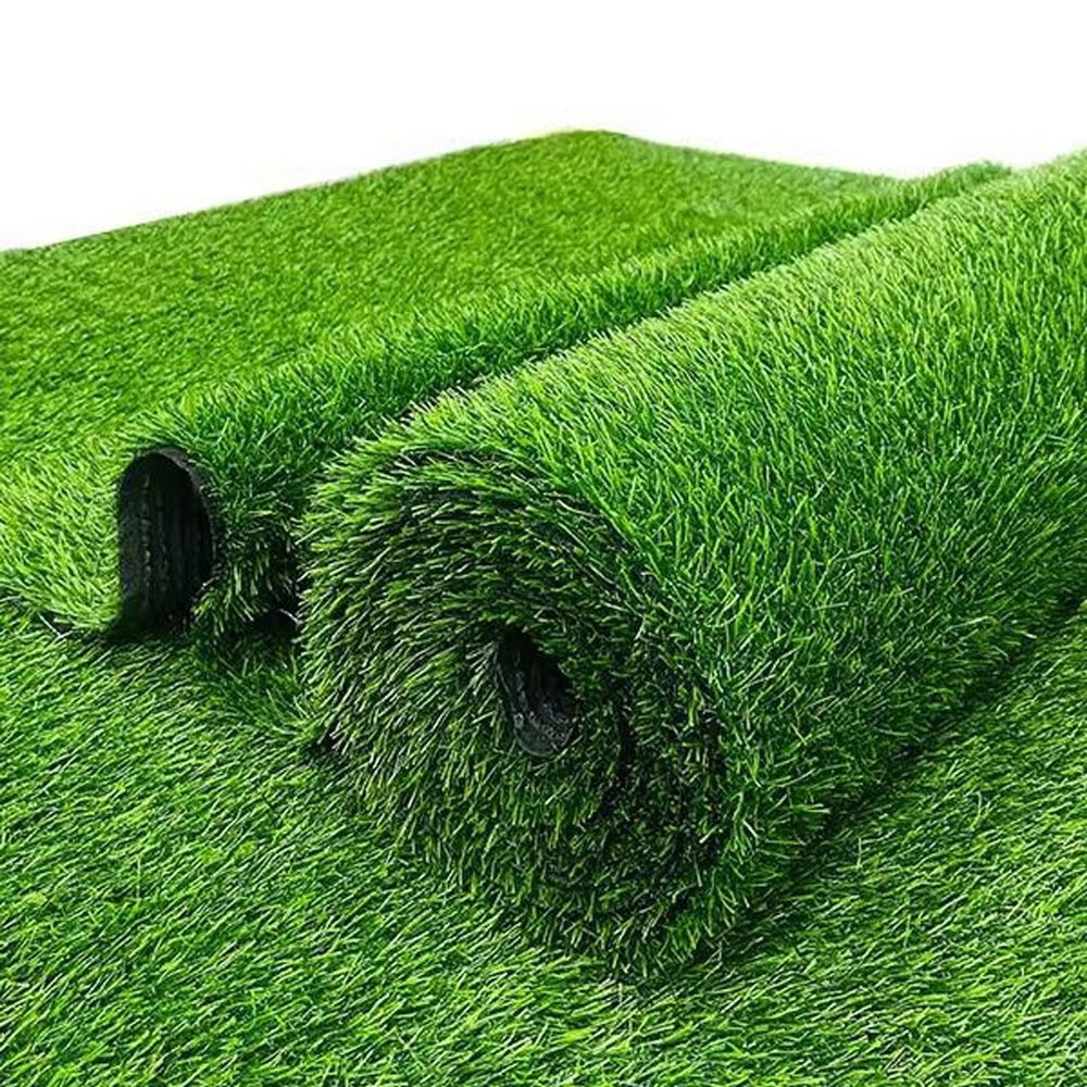 HUHJYUGE Outdoor Artificial Grass Carpet, 1 x 18 m, 25 mm Pile