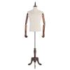 Male Mannequin Torso with Wooden Arm and Adjustable Stand, Size L view 1