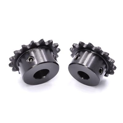 MayNuo 1-Pc. 04C Chain Sprocket, 10–23 Teeth, 45# Steel, 6–16 mm Bore, Industrial Motor Chain Drive Sprocket (Size: 10 mm, Color: 22 Teeth)