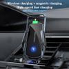 Wireless Car Phone Holder with Intelligent Induction, Motorized Grip, Telescopic Arm and 360° Rotation (B-Black) view 2