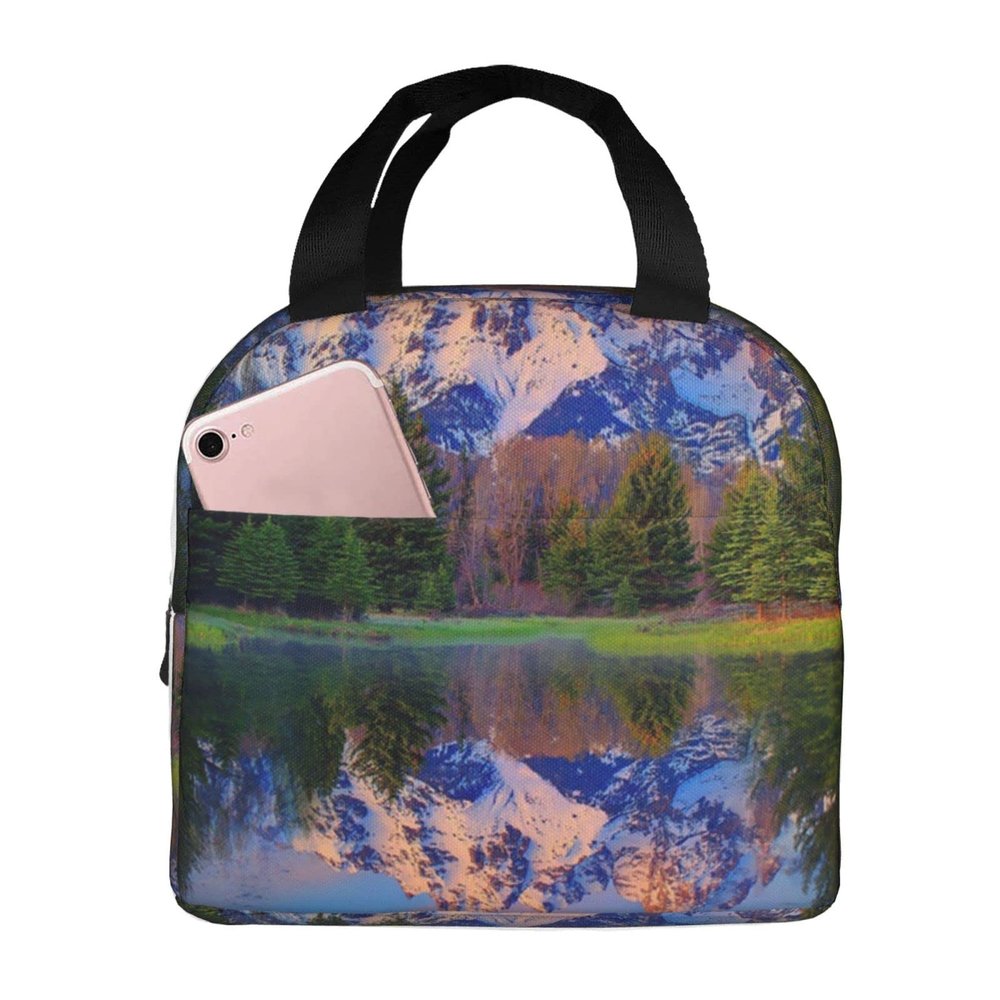 BAFAFA Snow Mountain Insulated Lunch Bag