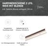 Garesa 2-Track Curtain Track, White, Mahogany Fascia, 320 cm view 3