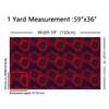 Rustic Country-Style Watercolor Poppy Fabric, Waterproof Outdoor Upholstery Fabric, 920 × 150 cm view 2