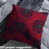Rustic Country-Style Watercolor Poppy Fabric, Waterproof Outdoor Upholstery Fabric, 920 × 150 cm view 3
