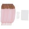 Dojimayisc Glitter-Dipped Soft Garland Banner for Bedroom and Teepee Decorations, Boho Wedding, Bridal Shower and Baby Shower, Pink view 1